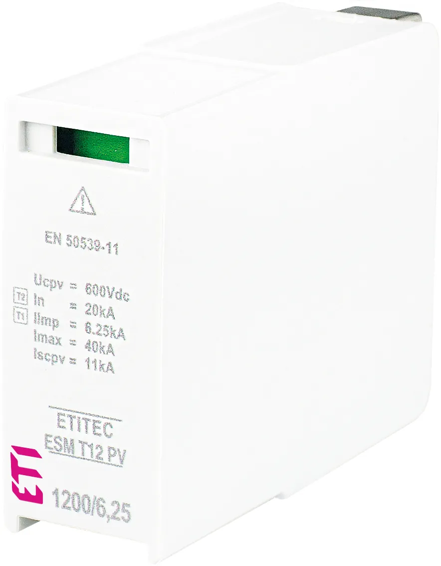 Viršįtampių ribotuvas MOD. ESM T12 PV 600/6,25 S 002440642