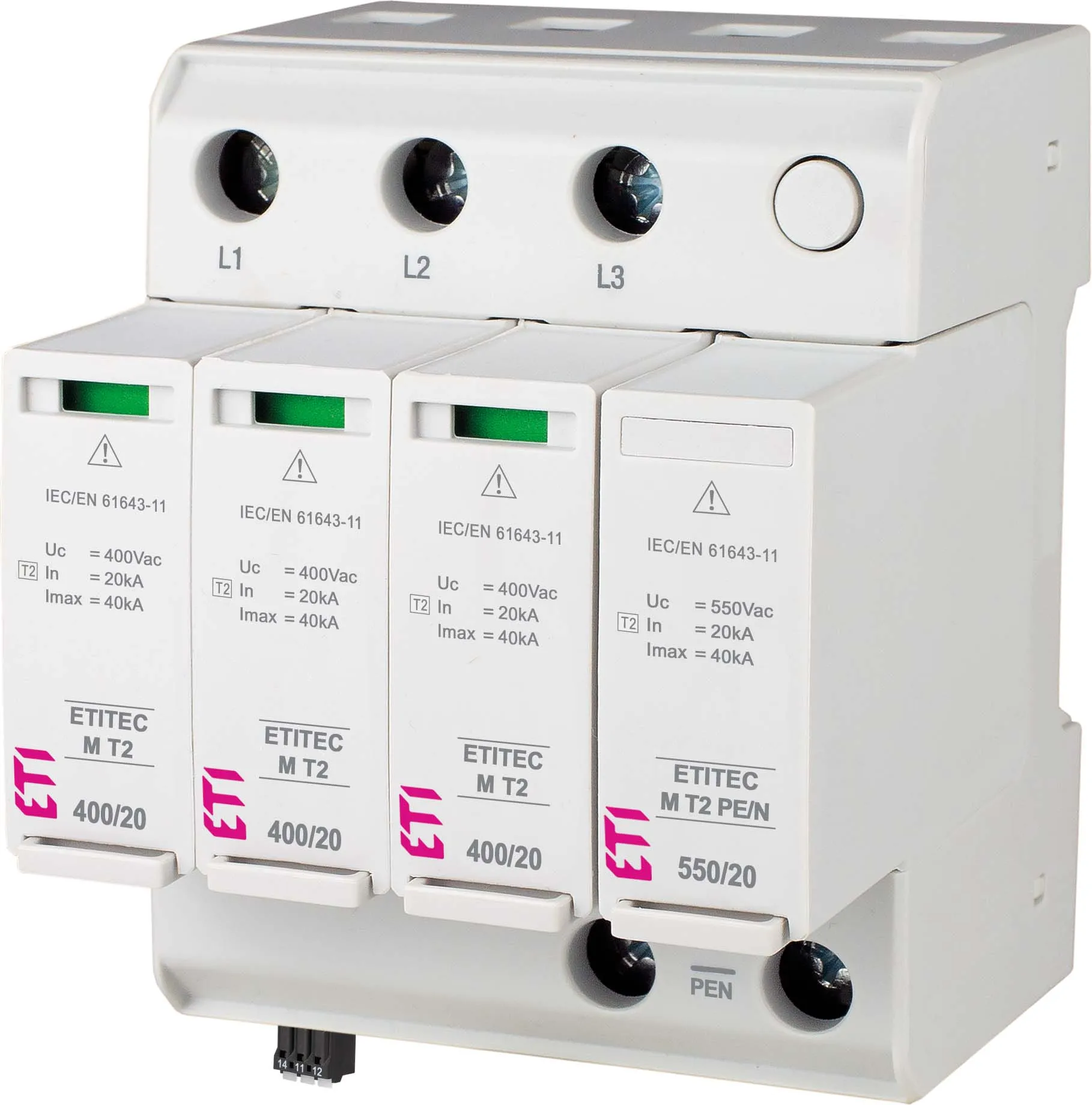 Viršįtampių ribotuvas ETITEC M T2 950/20 4Y 002440820