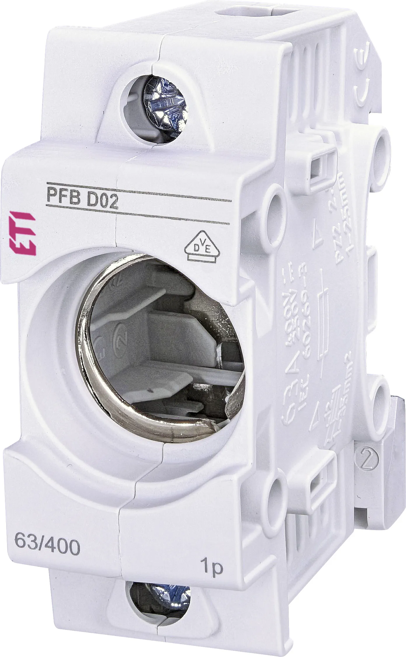 Saugiklių lizdas PFB D02 1p 002510021