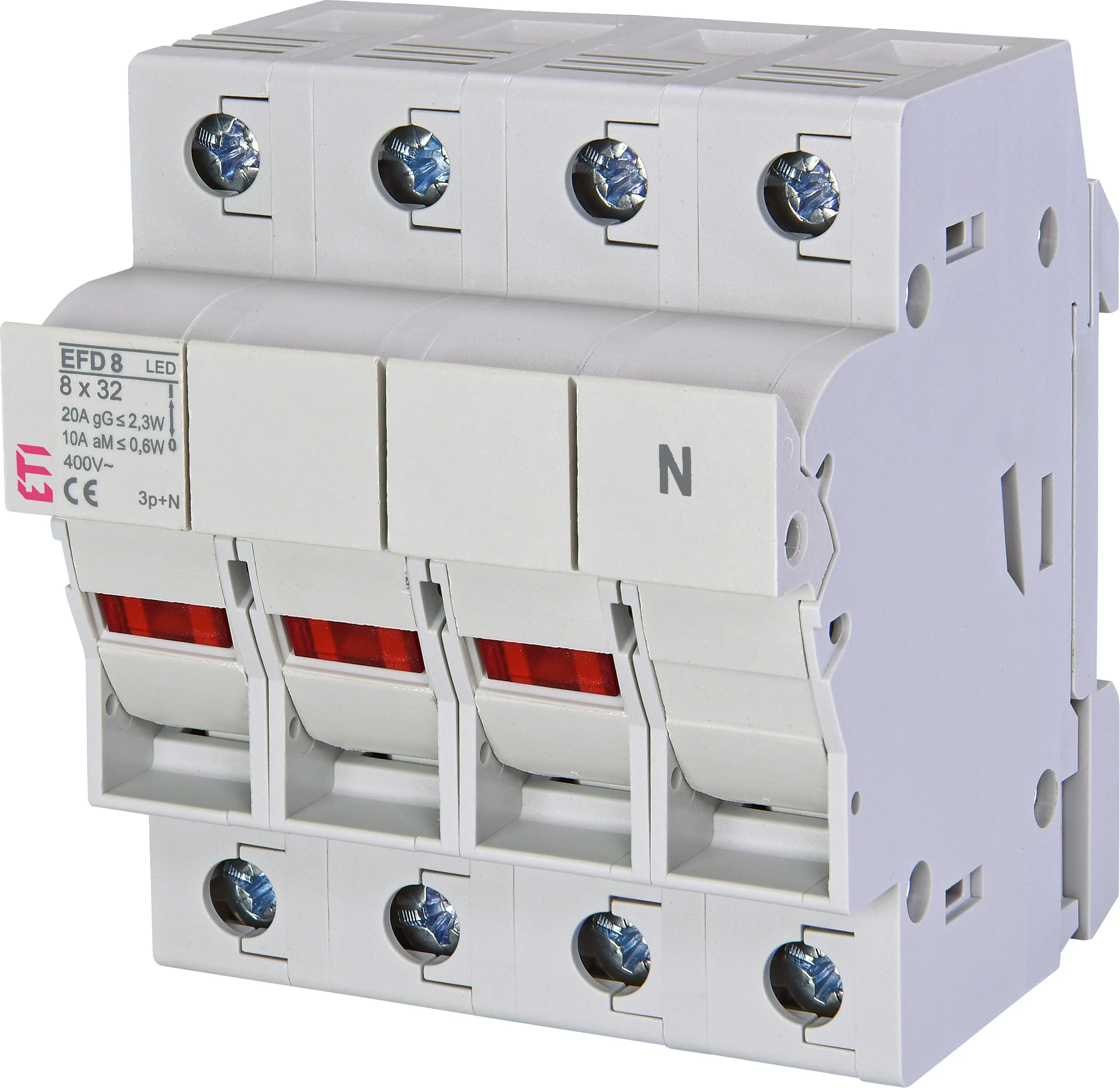 Saugiklių kirtiklis EFD 8 3p+N LED AD 002520315