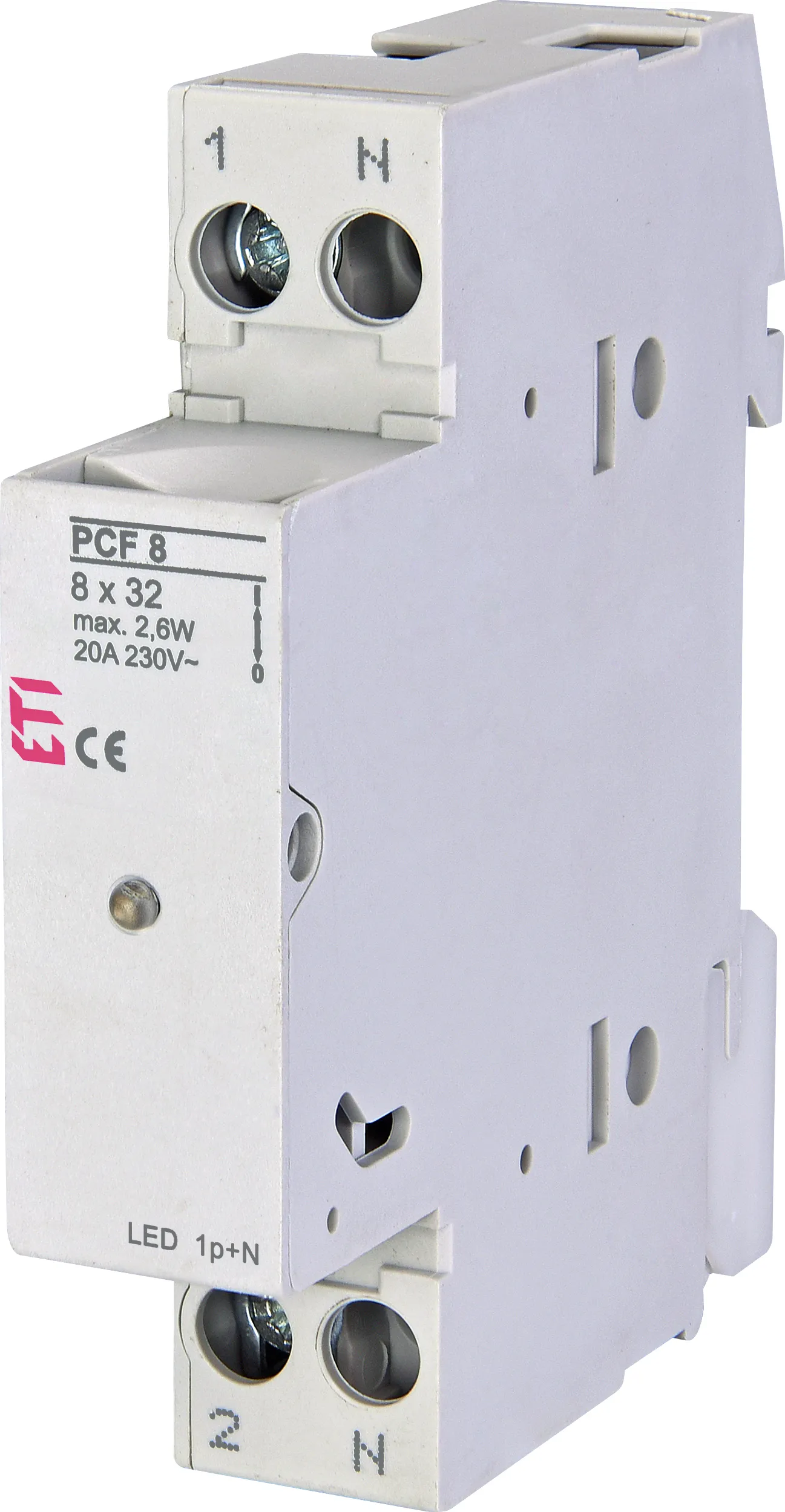 Saugiklių kirtiklis PCF 8 1p+N LED 002530012
