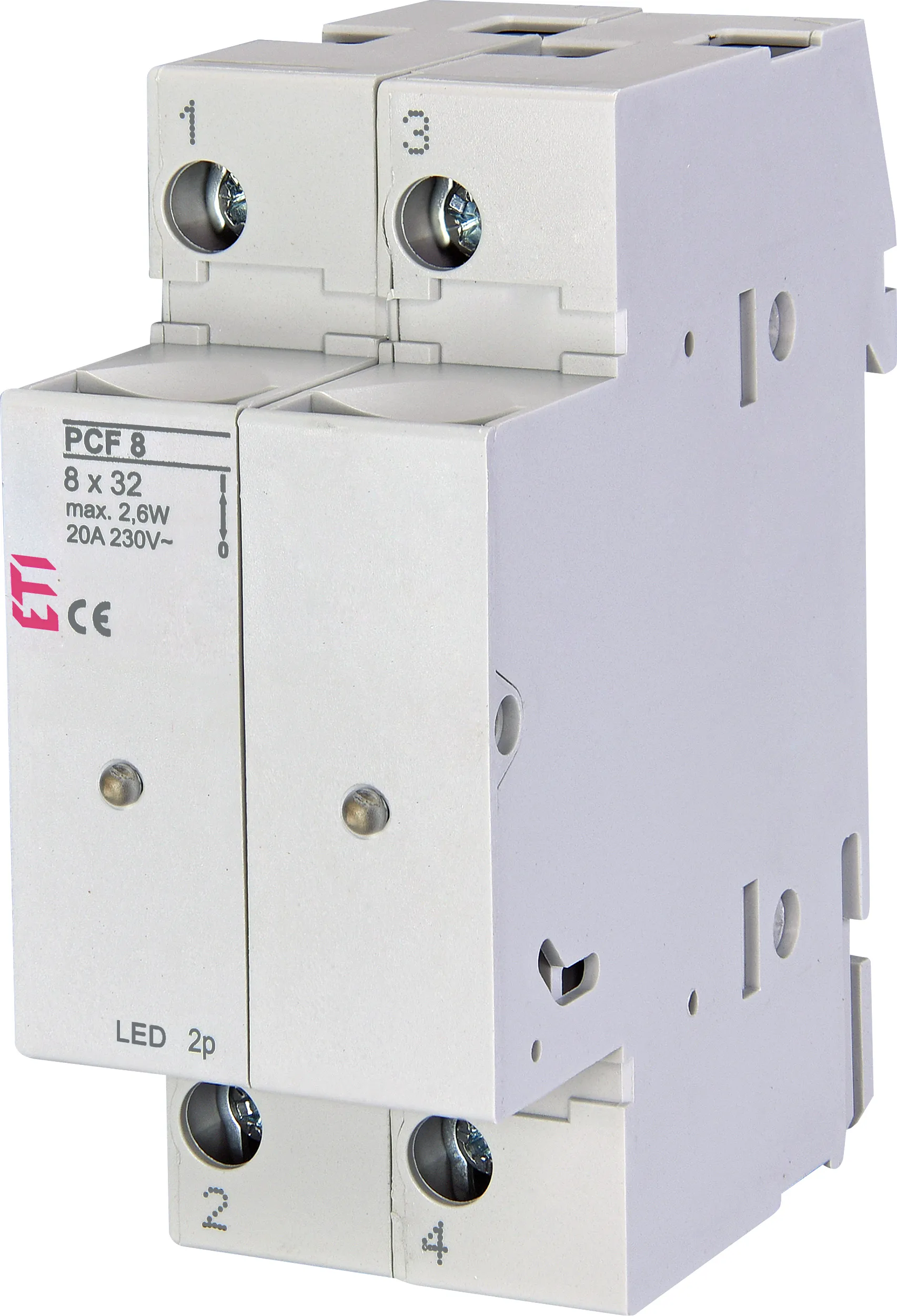 Saugiklių kirtiklis PCF 8 2p LED 002530013
