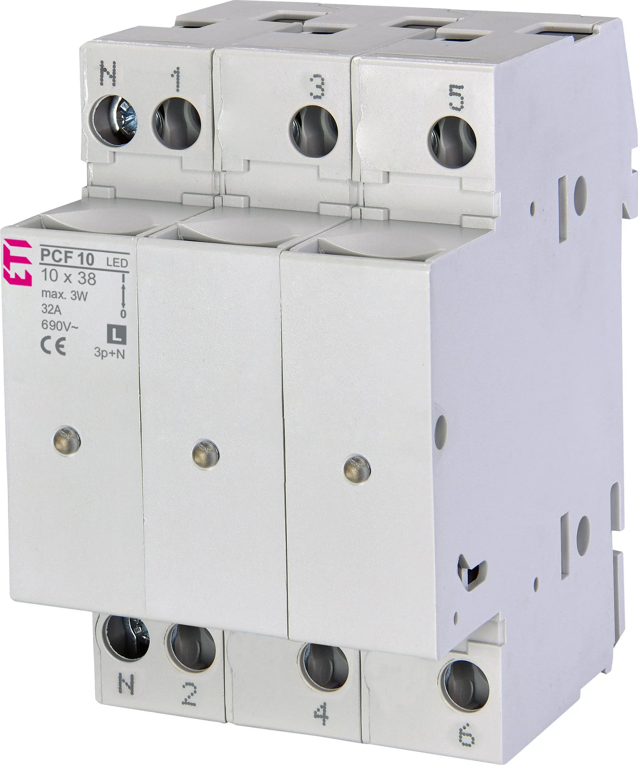 Saugiklių kirtiklis PCF 8 3p+N LED L 002531015