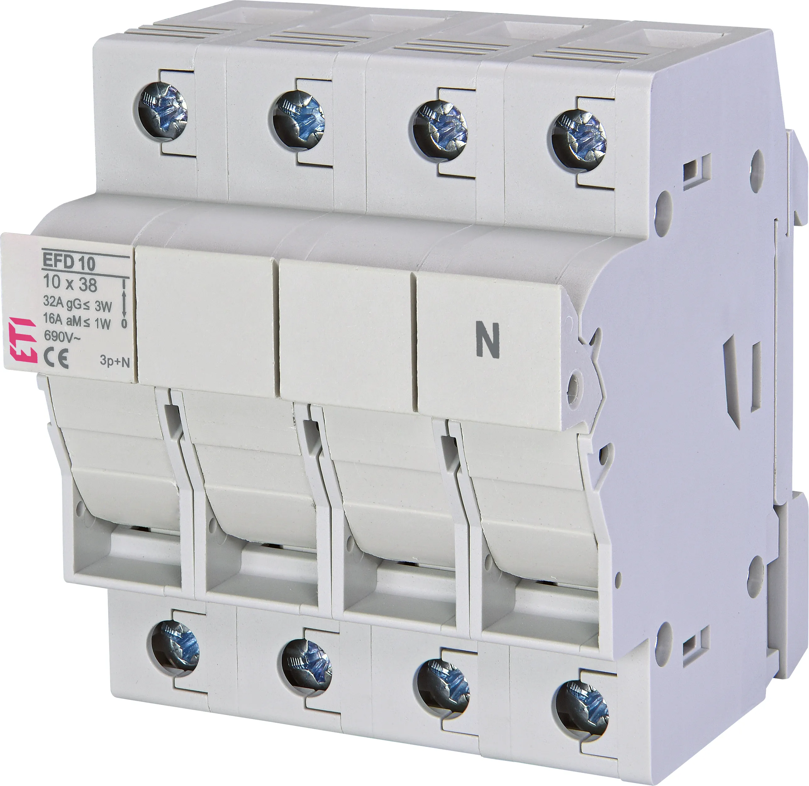 Saugiklių kirtiklis EFD 10 3p+N AD 002540305