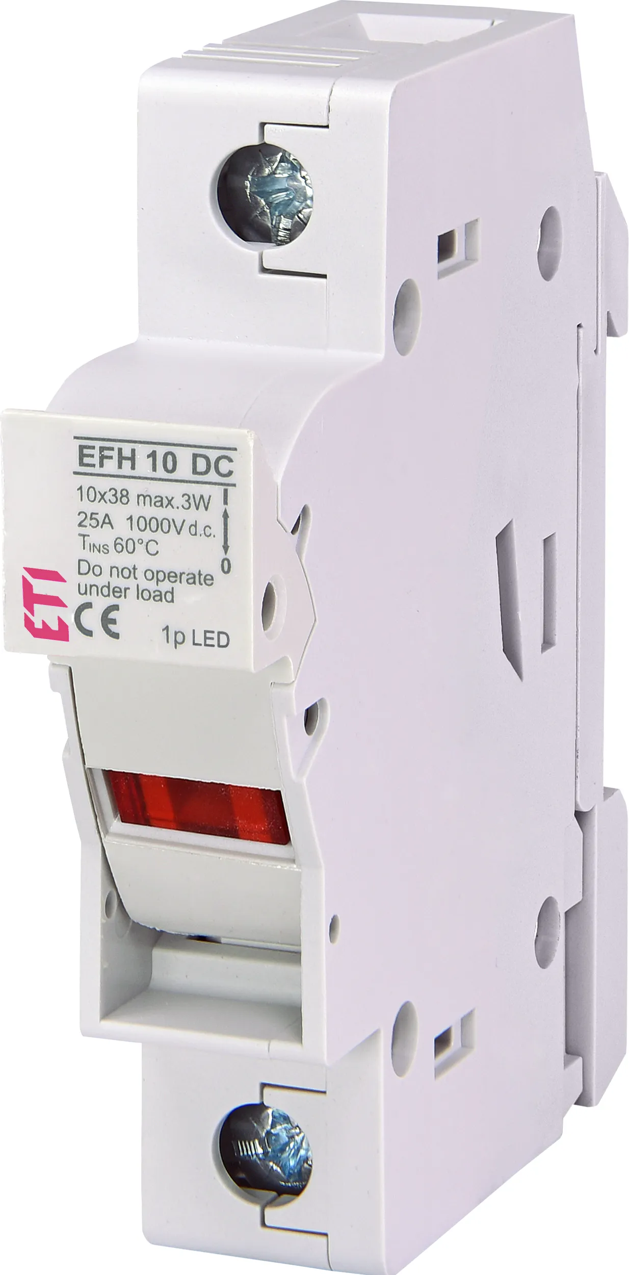 Saugiklių lizdas EFH 10 DC 1p LED AD 002540511