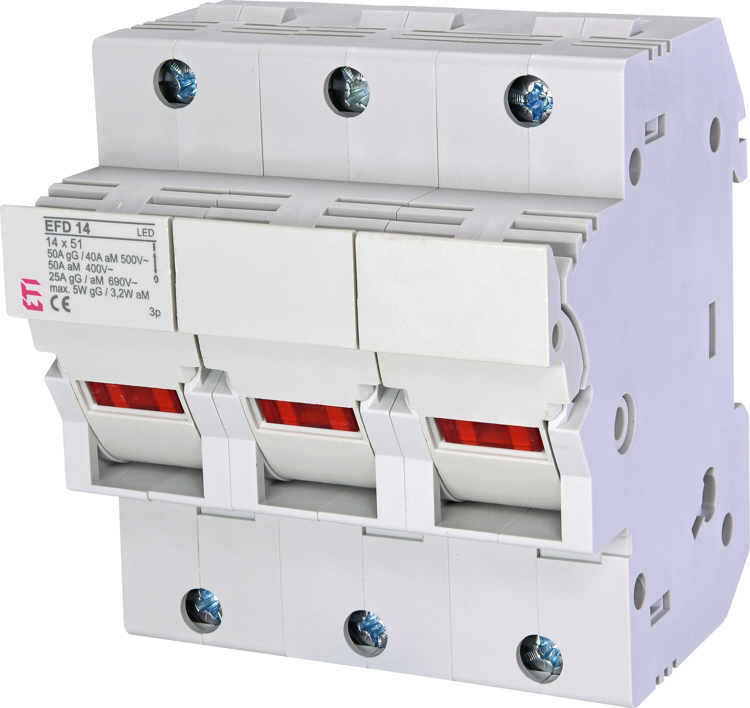 Saugiklių kirtiklis EFD 14 3p LED 002560014