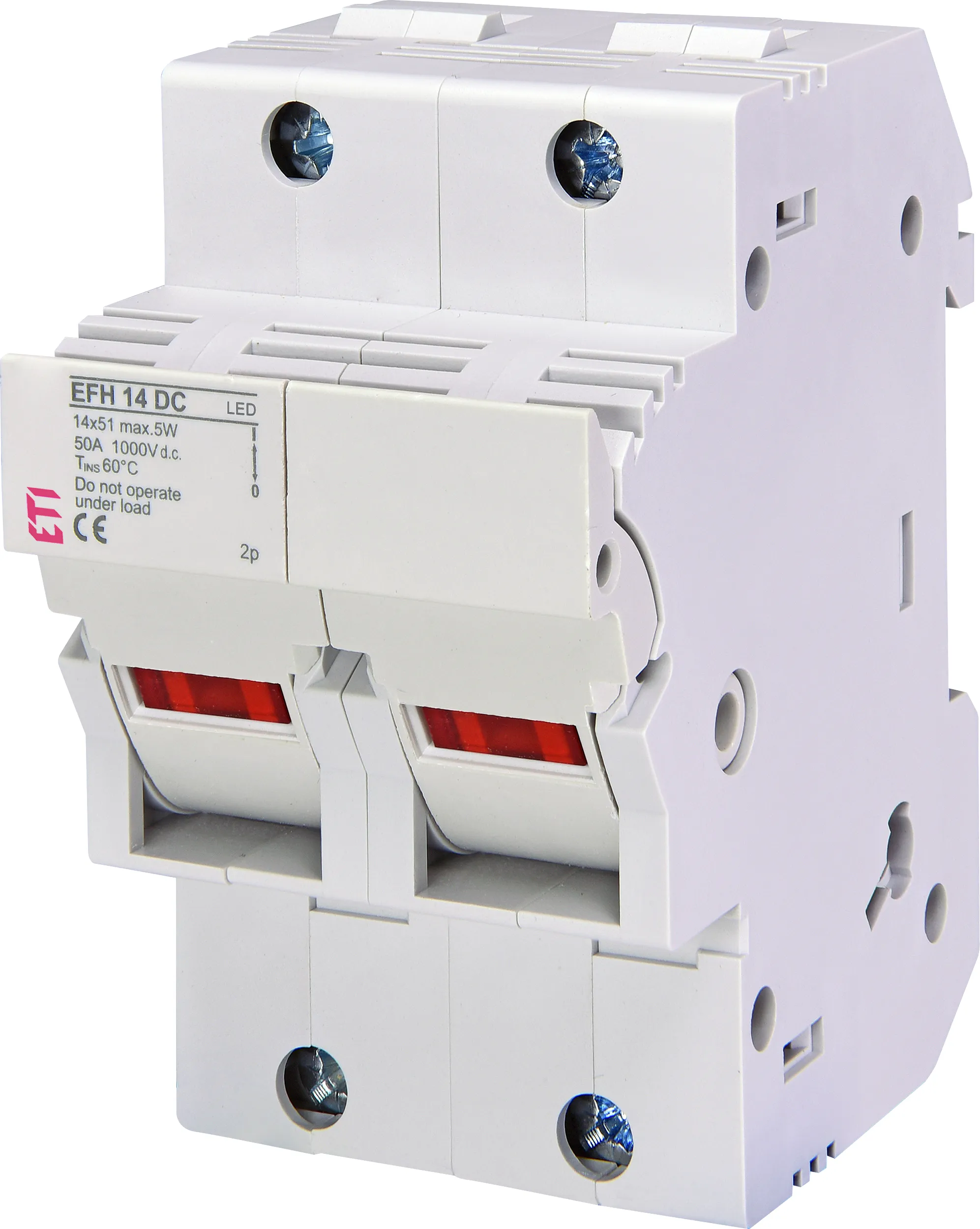 Saugiklių lizdas EFH 14 DC 2p LED 002560213