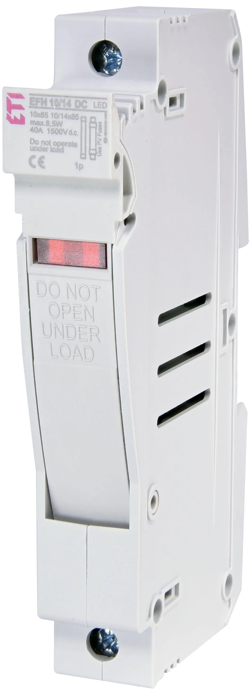Saugiklių lizdas EFH 10/14 DC LED 1p 002580011