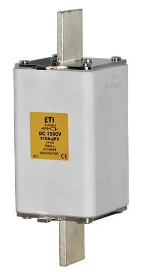 Saugikliai NH3L gPV 630A/1500V DC UL 004110647