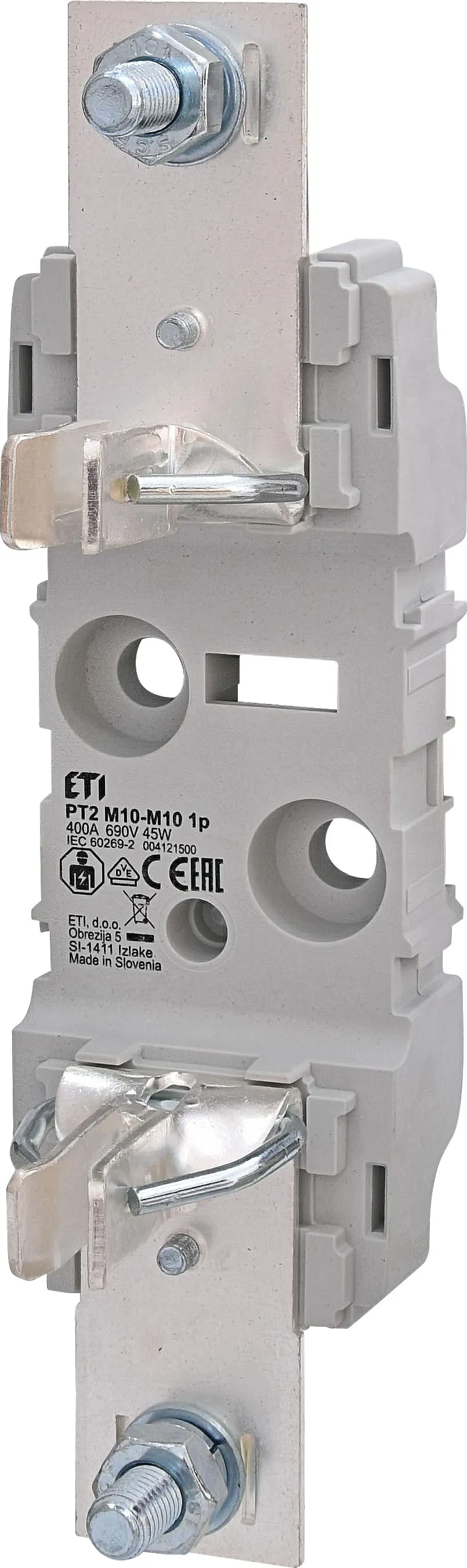 Saugiklių lizdas PT 2 M10-M10 1p 004121500