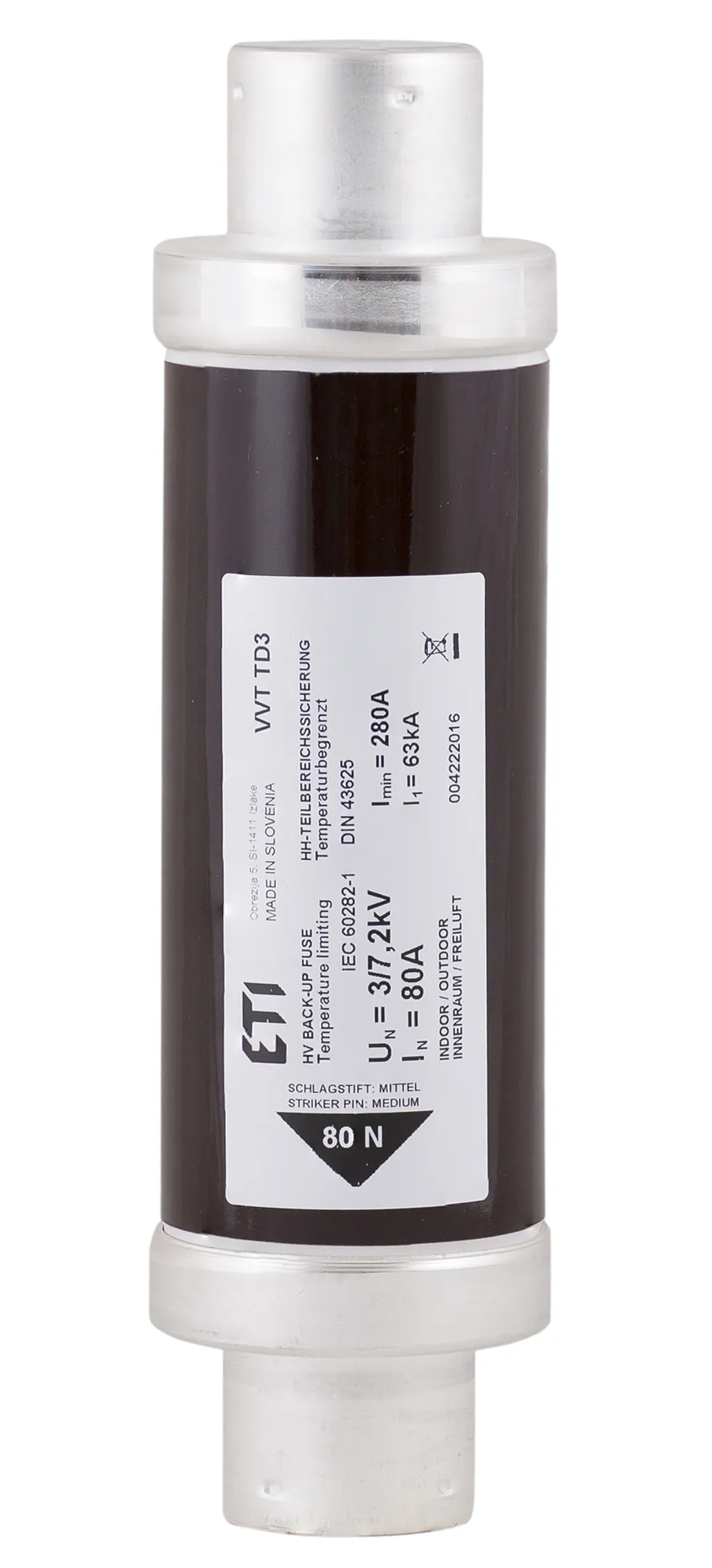 Saugikliai VVC3 7,2kV/25A 292 004220510