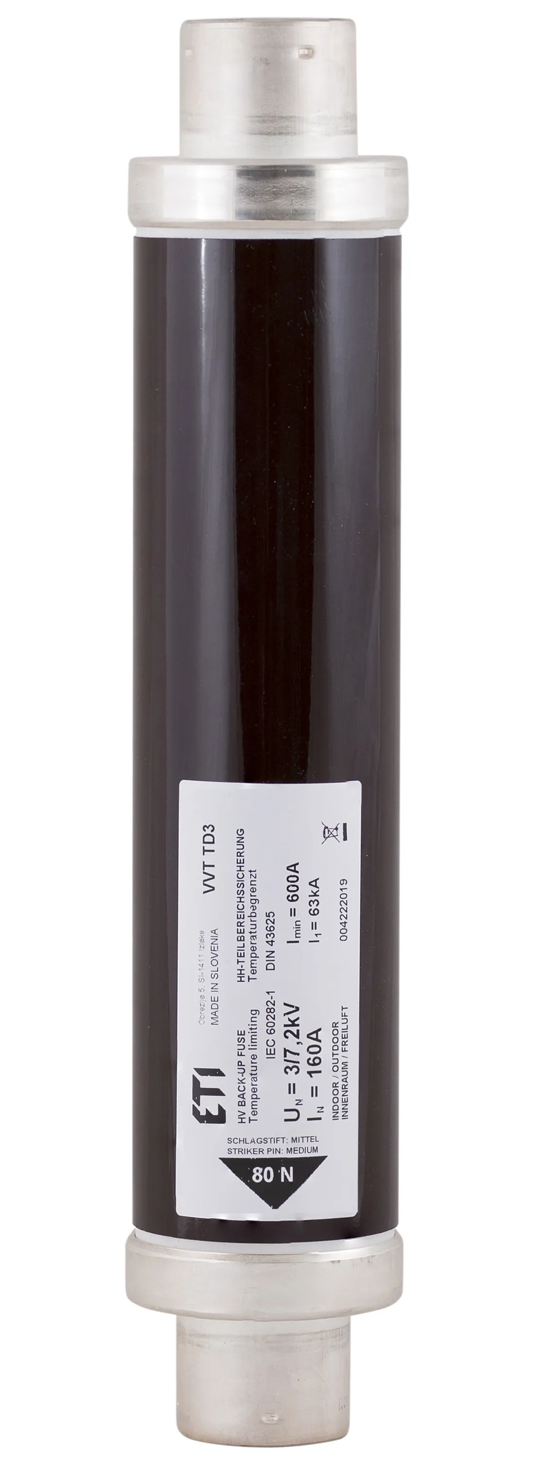 Saugikliai VVC3 7,2kV/6A 442 004220605