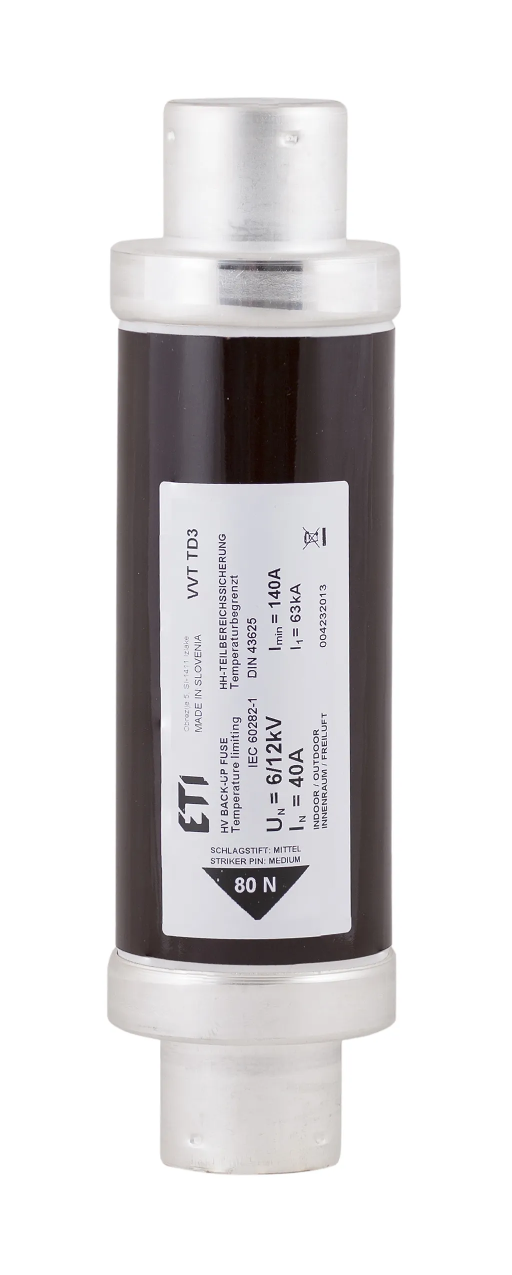 Saugikliai VVC3 12kV/4A 192 004230104