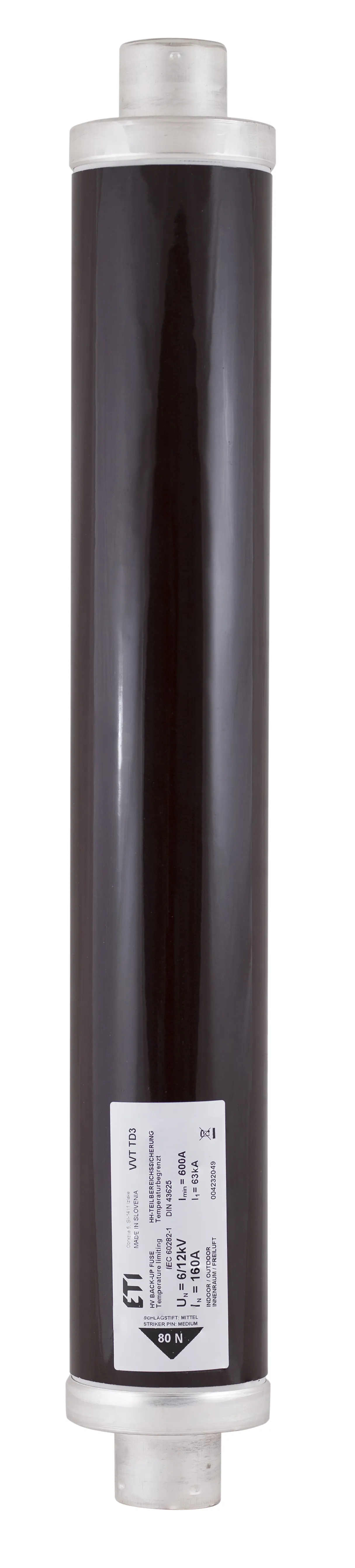 Saugikliai VVT-D3 12kV/250A 537 004232621