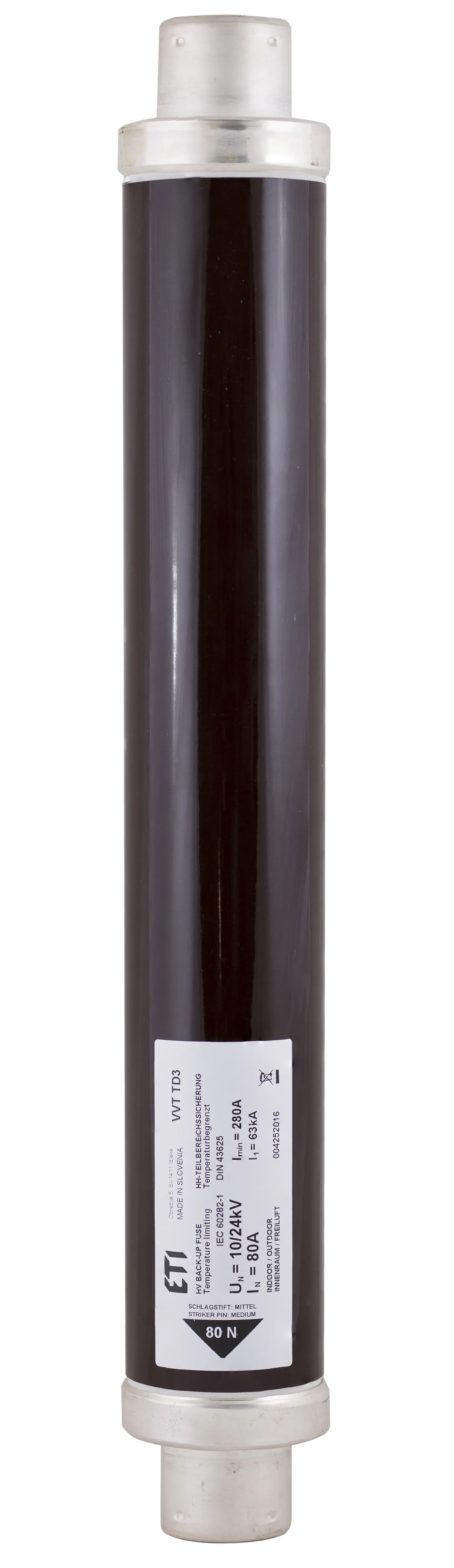 Saugikliai VVT-D3 24kV/2A AG 004252033