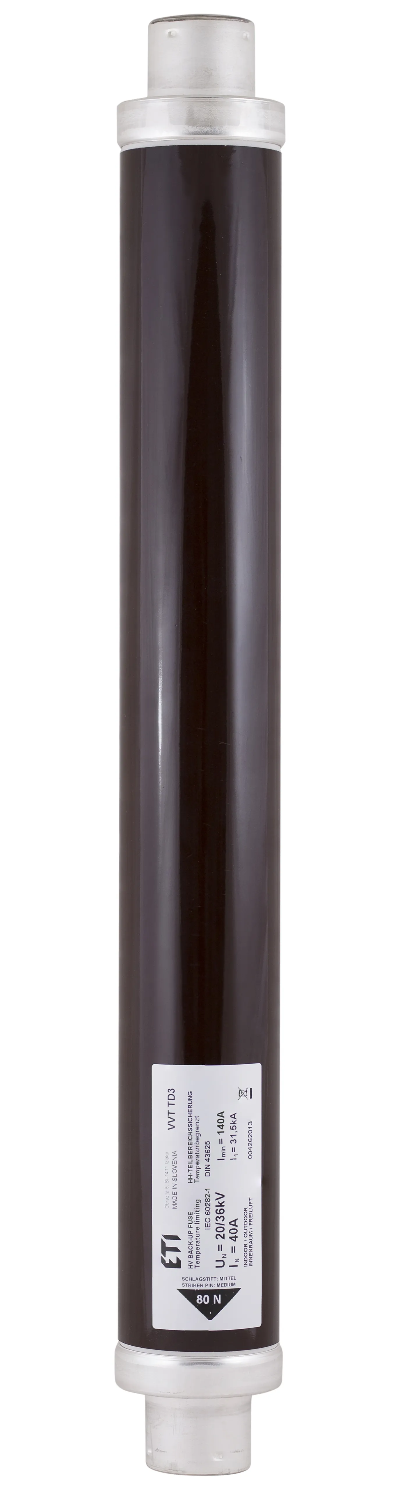 Saugikliai VVC3 36kV/2A 004260003