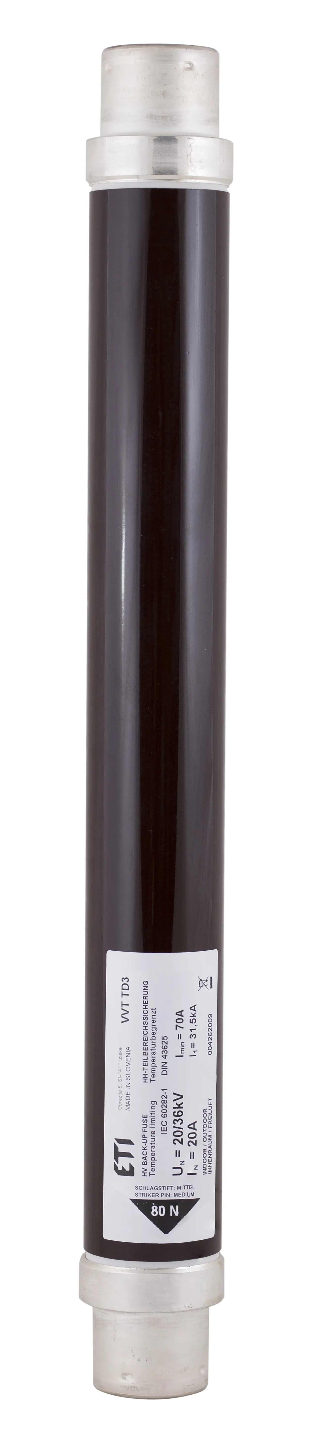 Saugikliai VVC3 36kV/4A 442 004260104