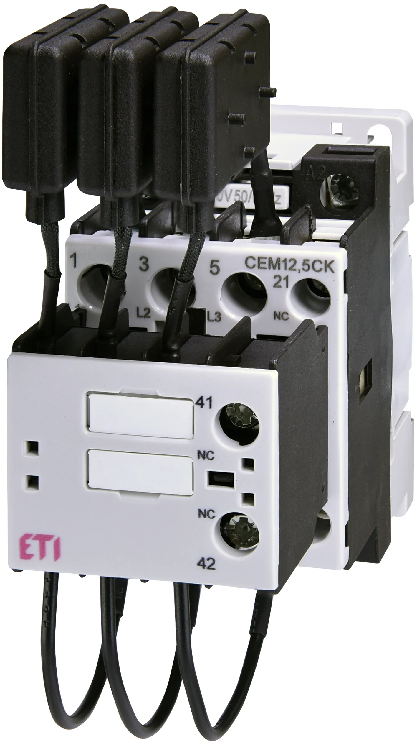 Kontaktorius kondensatoriams CEM12,5CK.02N-230V-50Hz 004643817