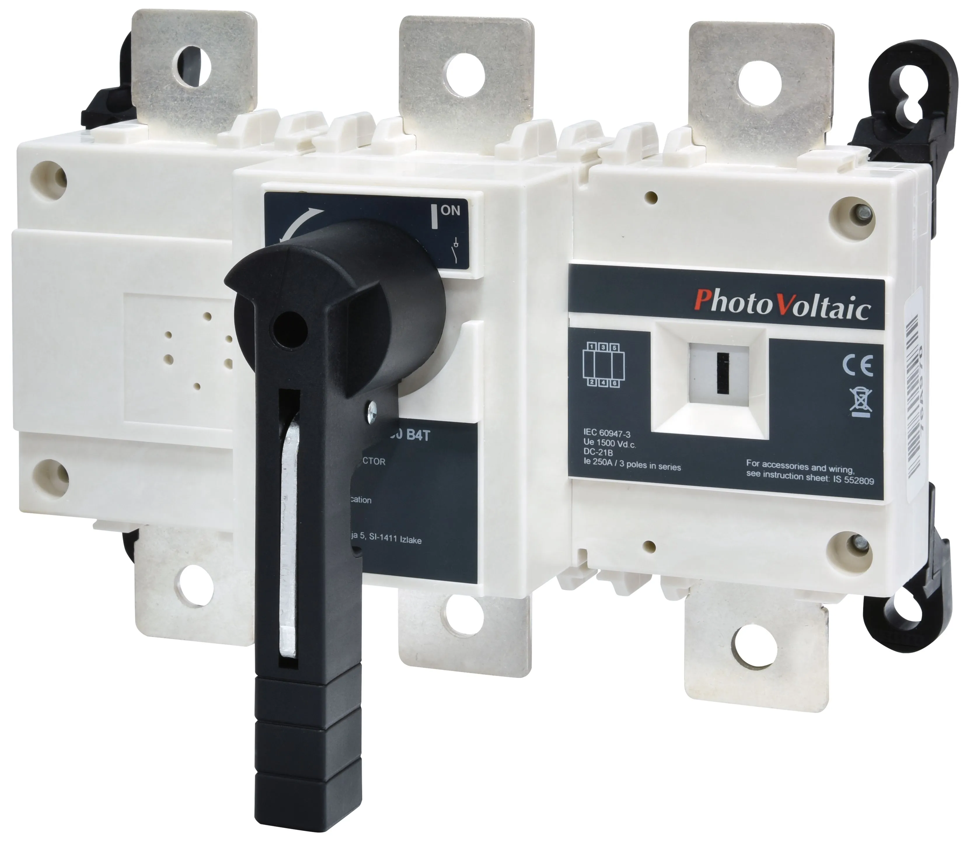 Saugiklių kirtiklis PV - DC LBS 250 3P DC1500 B4T 004661992