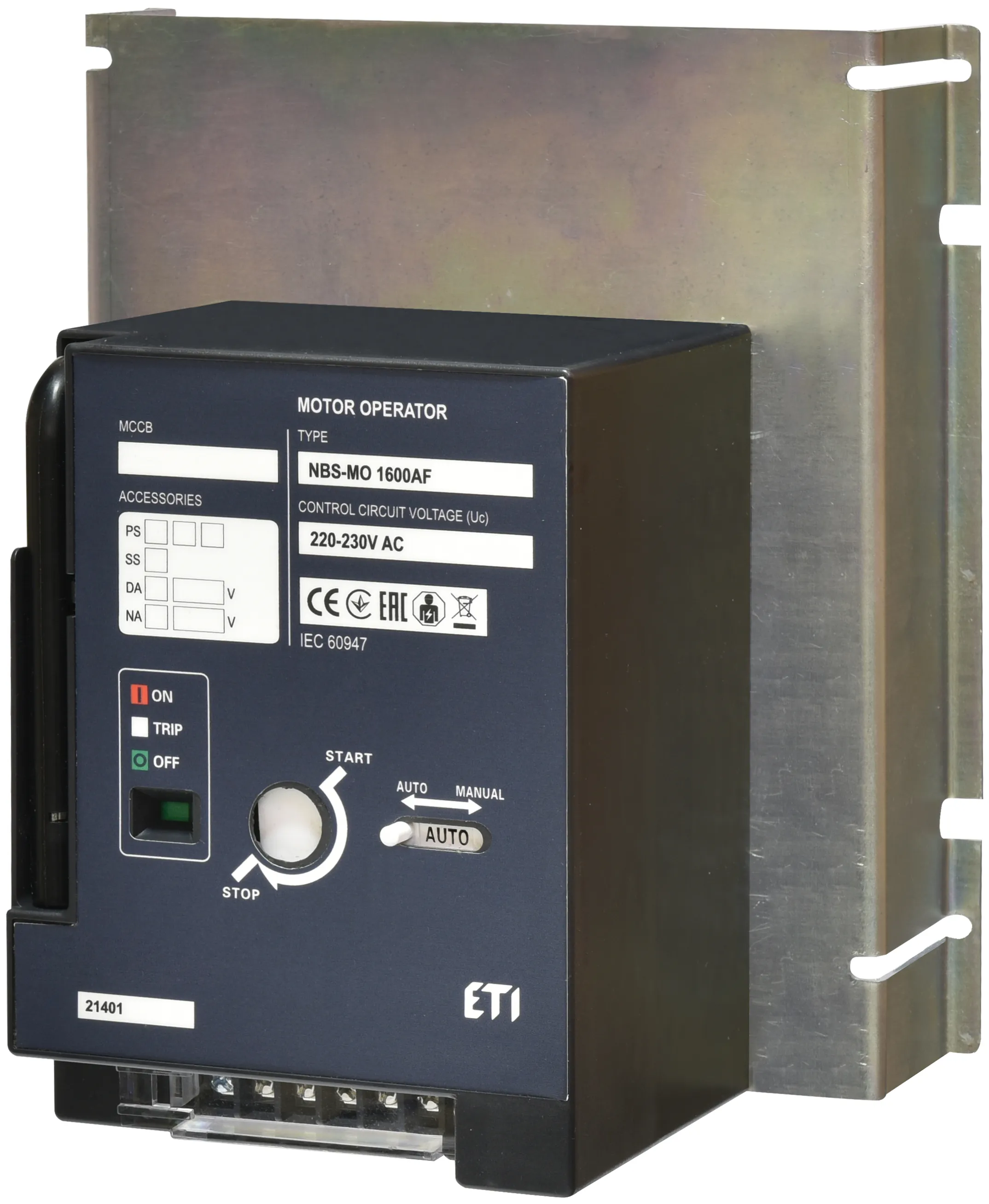 Elektrinė pavara NBS-MO 1600AF AC220/230V 3P 004673233