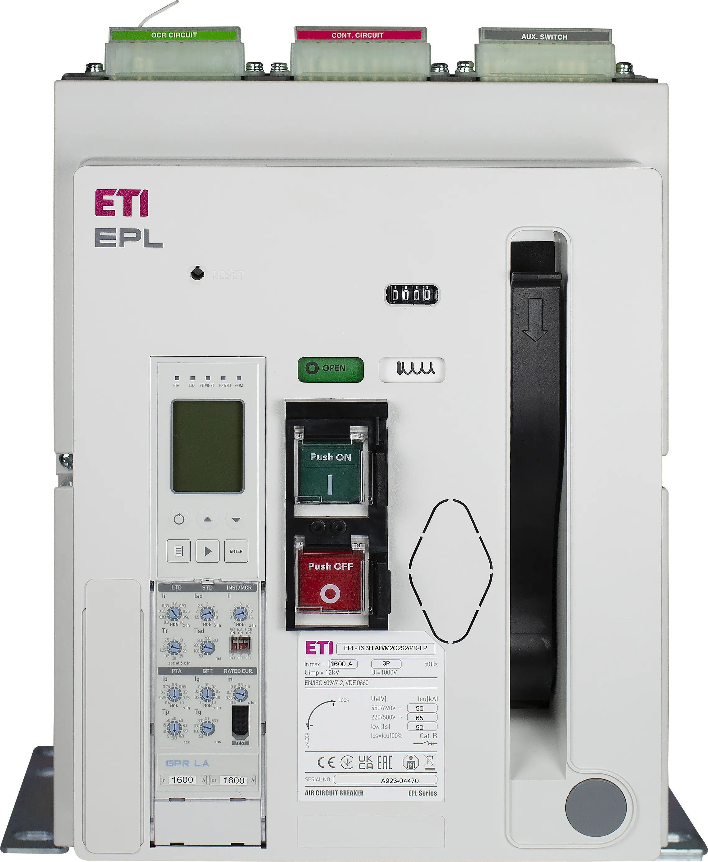 Orinis automatinis jungiklis EPL-08 3H AF/M2C2S2/PR-LP 004695717