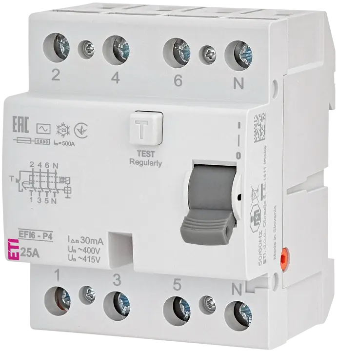 Vaizdas EFI6-P4 AC 25/0.03