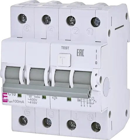 KZS-4M 3p+N A C10/0.1