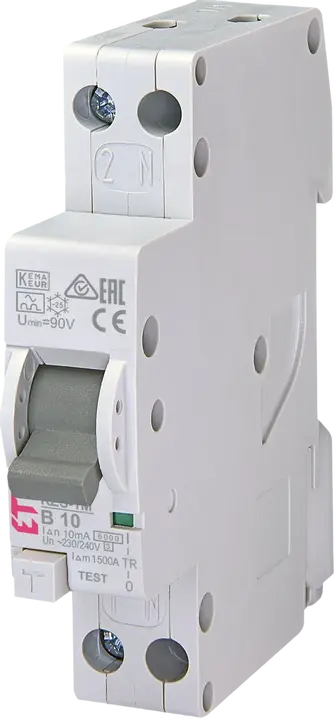 Vaizdas *KZS-1M 1p+N A B10/0.01 6kA