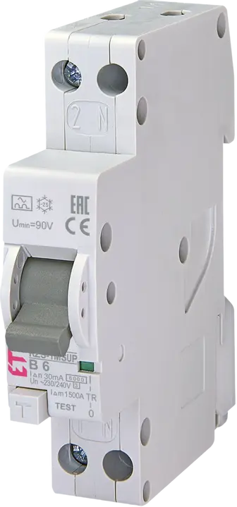 Vaizdas *KZS-1M-SUP 1p+N A B6/0.03 6kA