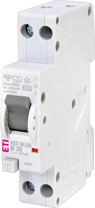 Vaizdas KZS-1M-UNI 1p+N A B20/0.03