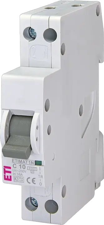 Vaizdas ETIMAT 1N 1p+N C10 6kA