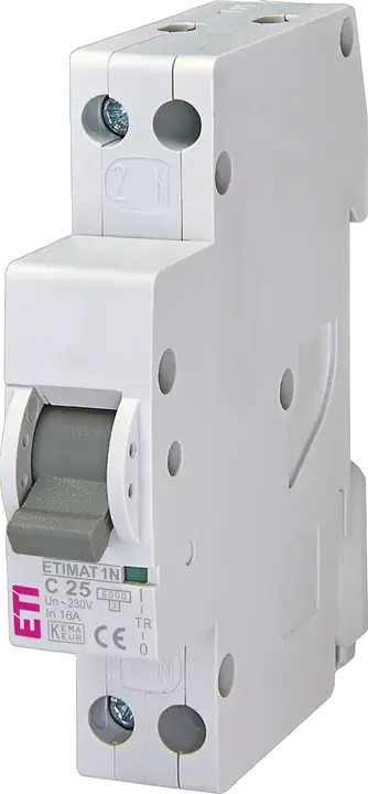 Vaizdas ETIMAT 1N 1p+N C25 6kA