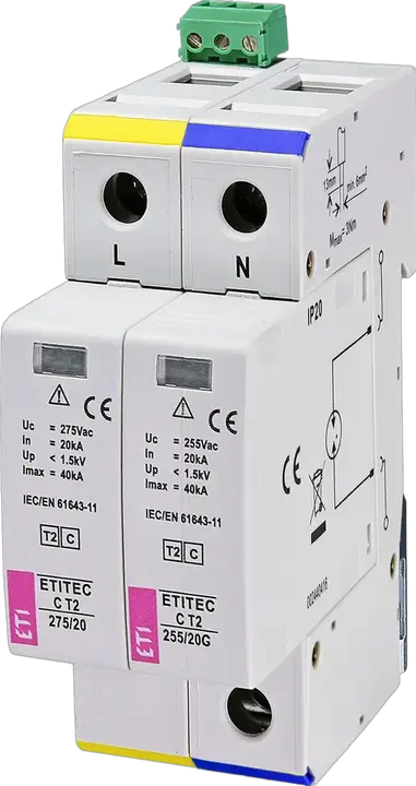 Vaizdas ETITEC C T2 275/20 1+1 RC