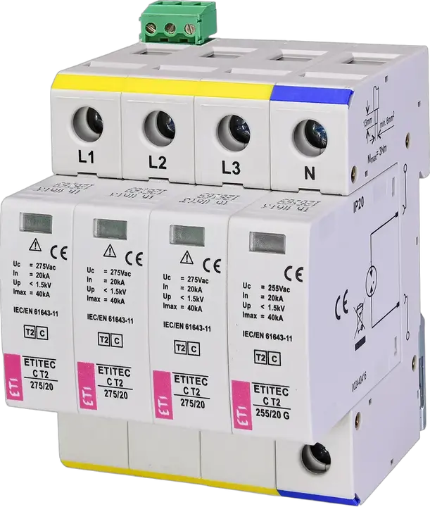 Vaizdas ETITEC C T2 275/20 3+1 RC