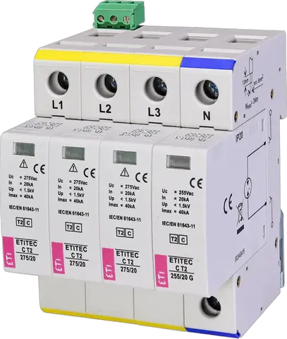 Vaizdas ETITEC C T2 275/20 3+1 RC