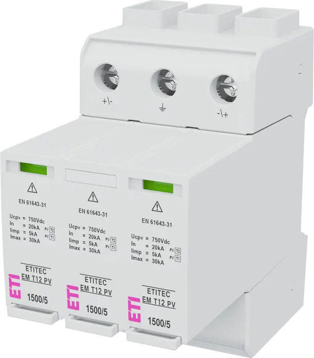 Vaizdas ETITEC EM T12 PV 1500/5 Y RC