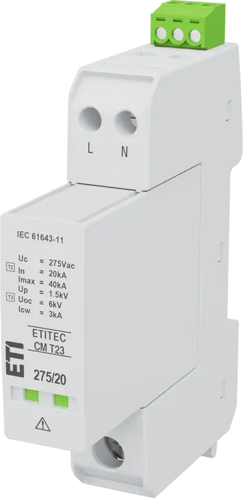 Vaizdas ETITEC CM T23 275/20 2+0 RC