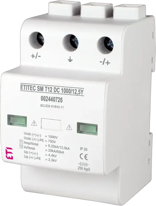 Vaizdas ETITEC SM T12 DC 1000/12,5 Y