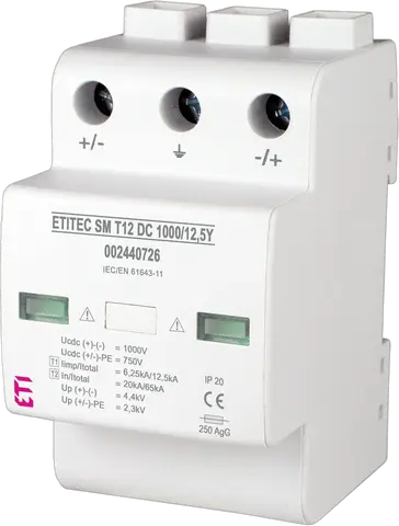 Vaizdas ETITEC SM T12 DC 1000/12,5 Y