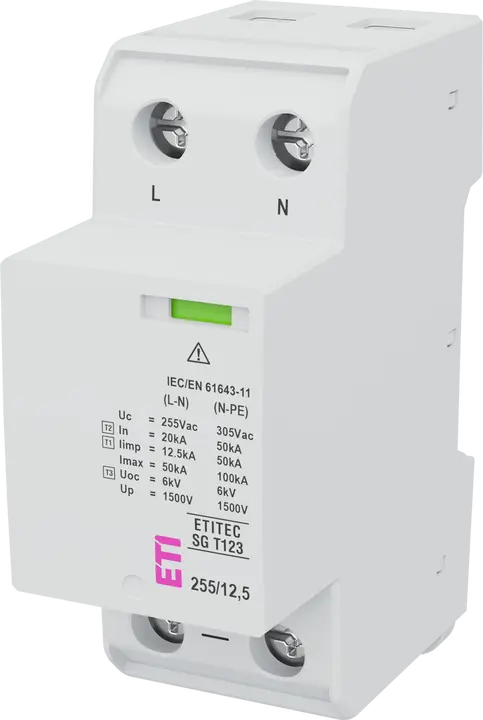 Vaizdas ETITEC SG T123 255/12,5 1+1 RC