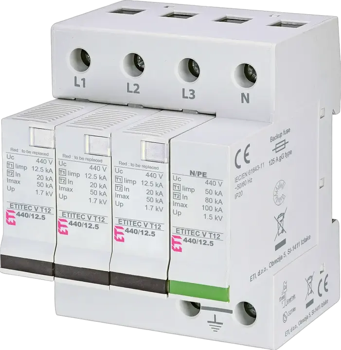 Vaizdas ETITEC V T12 440/12,5 4+0 RC