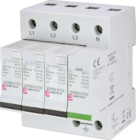 Vaizdas ETITEC V T12 440/12,5 4+0 RC