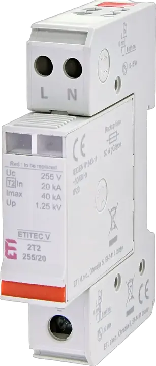 Vaizdas ETITEC V 2T2 440/20 2+0 RC