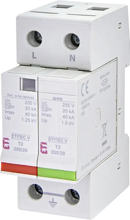 Vaizdas *ETITEC V T2 255/20 1+1 RC