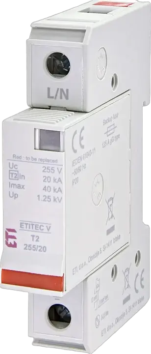 Vaizdas ETITEC V T2 440/20 1+0 RC