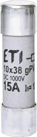 Vaizdas CH10x38 gPV 15A 1000V UL