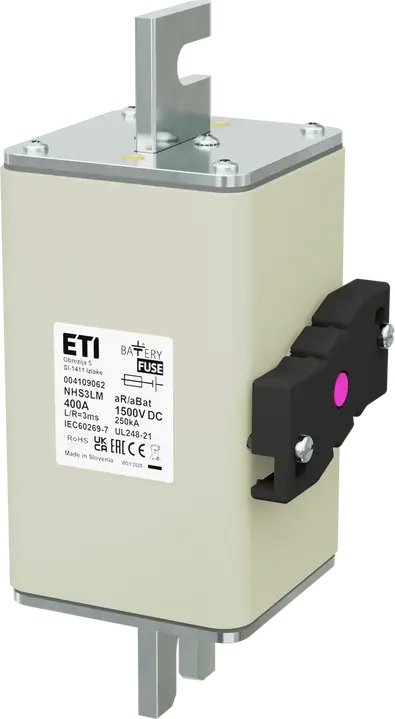 Vaizdas NHS3LM aR/aBat 400A/1500V DCAL