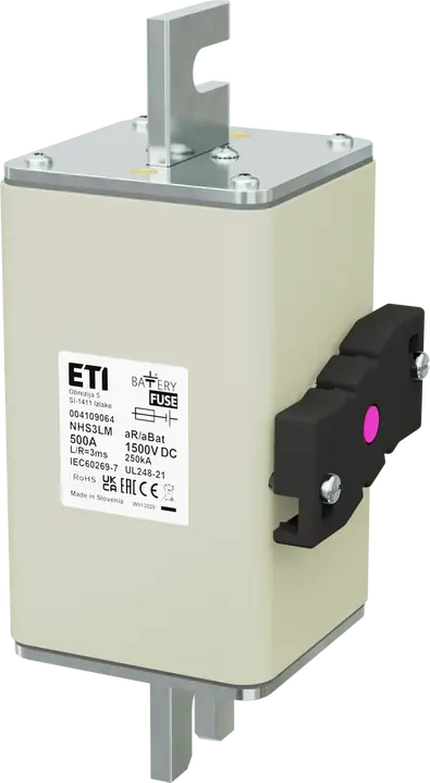 Vaizdas NHS3LM aR/aBat 500A/1500V DCAL