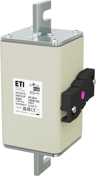 Vaizdas NHE3LM aR/aBat 630A/1500V DCAL