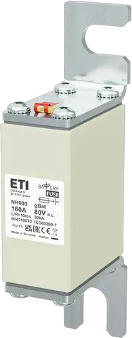 Vaizdas NHS000L gBat 160A/80V DC